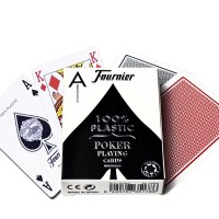 Fournier 2500 pokerio kortos (Juodos)